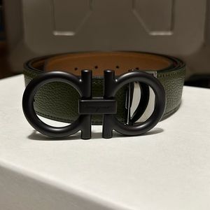 Men’s Ferragamo Reversible Double Gancini Belt